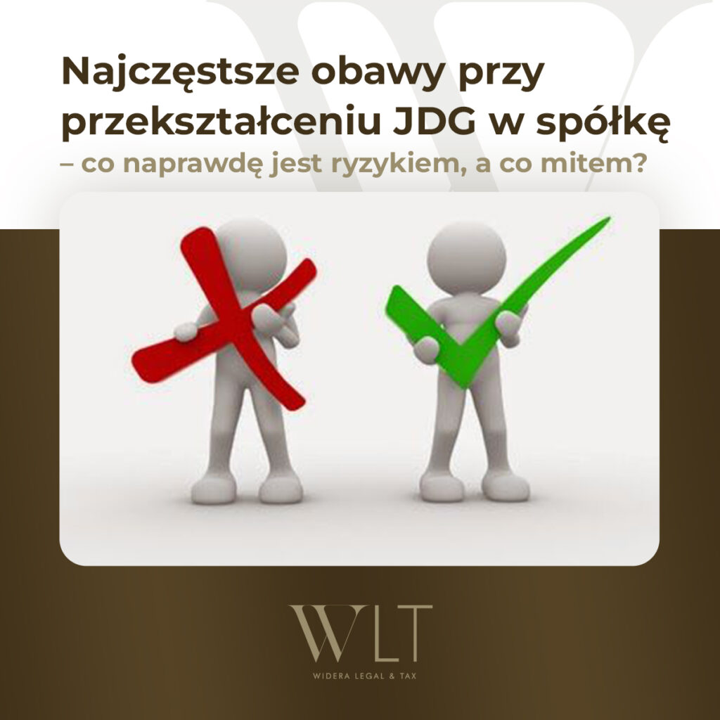 Najczęstsze obawy przy przekształceniu JDG w&nbsp;spółkę – co&nbsp;naprawdę jest ryzykiem, a&nbsp;co&nbsp;mitem?